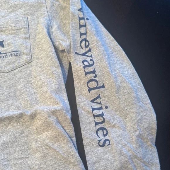 Vineyard Vines Gray Long Sleeve Tee - Picture 4 of 5